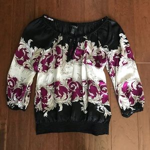 WHBM silk shirt size small
